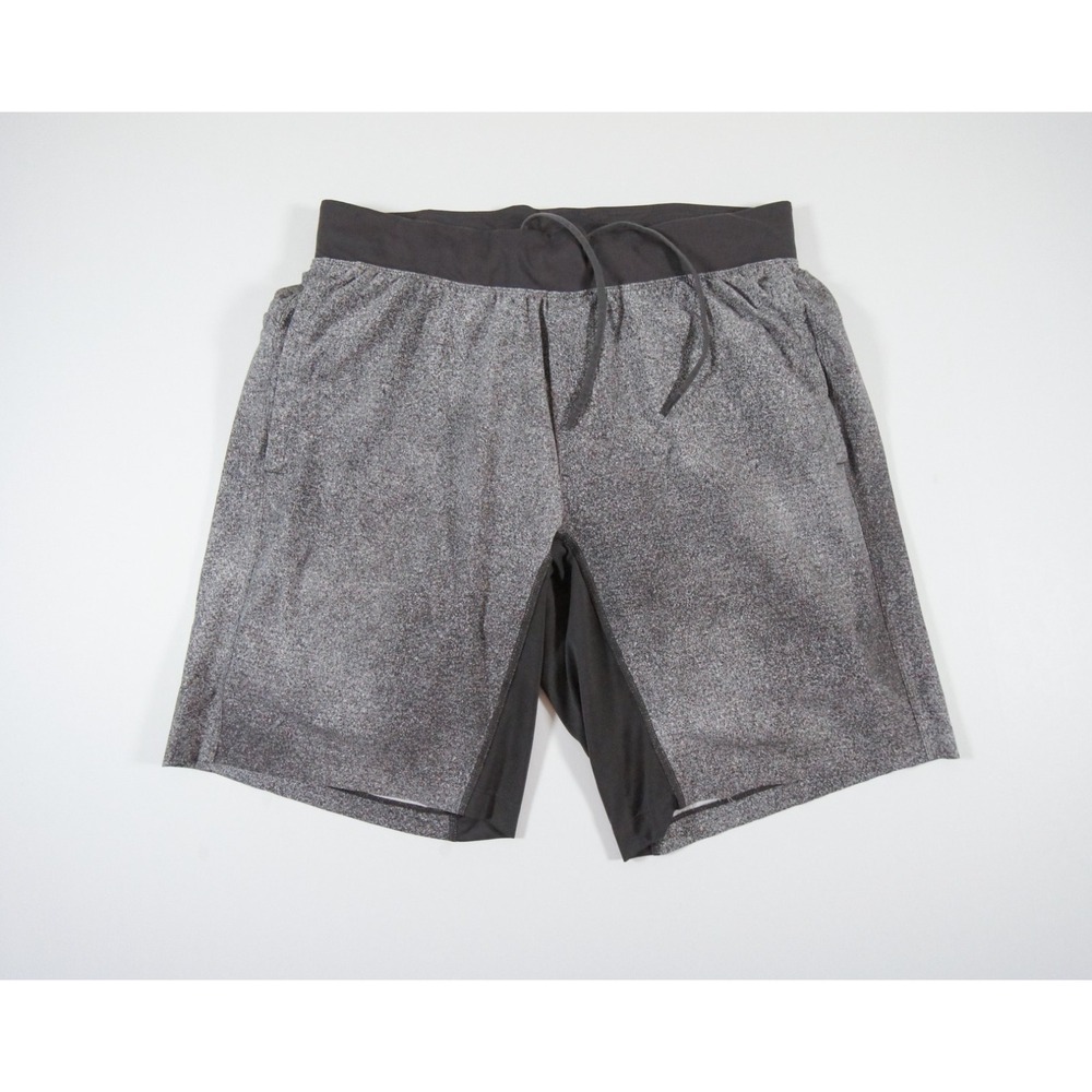 Lululemon Shorts Mens Large Gray 10" Activewear Compression Lined Workout Gym